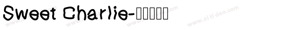 Sweet Charlie字体转换
